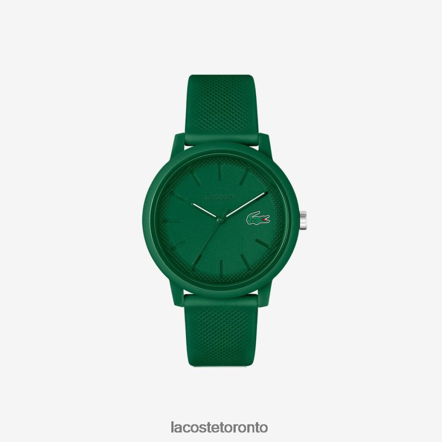 Accessories Lacoste 1212 Green Silicone Strap Watch Green Men Z60BPR2198