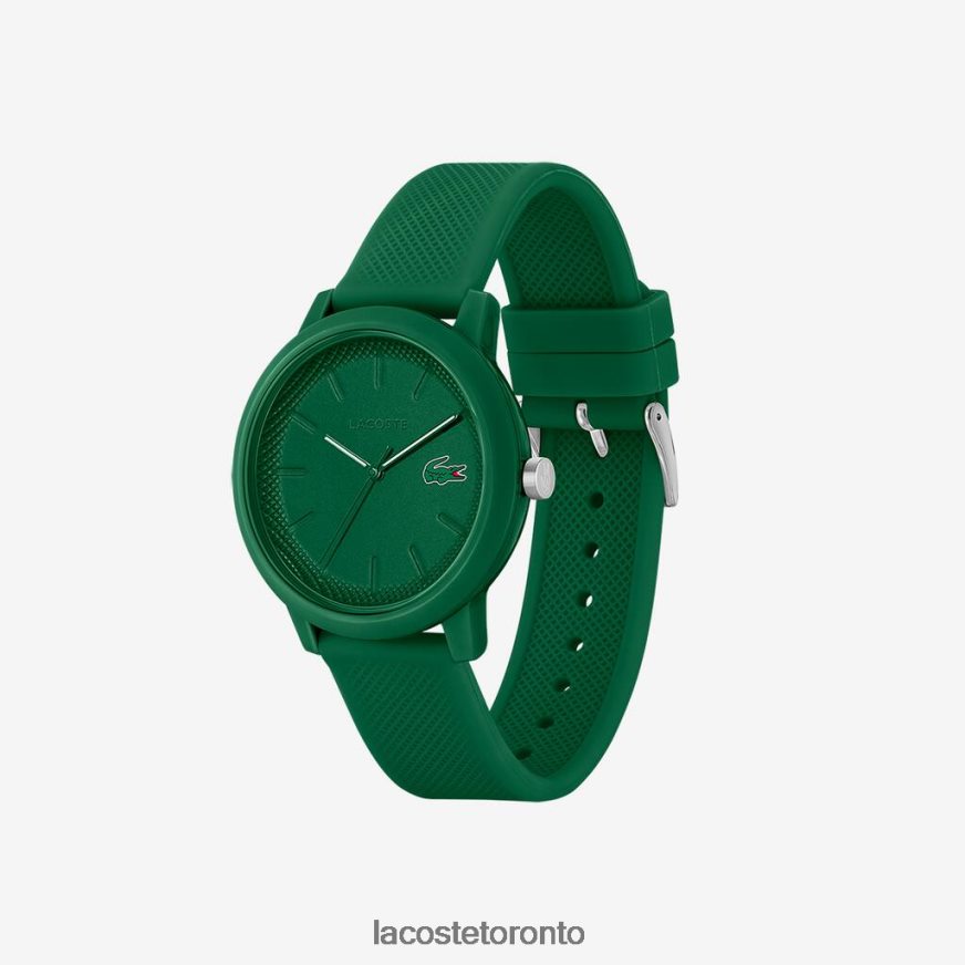 Accessories Lacoste 1212 Green Silicone Strap Watch Green Men Z60BPR2198