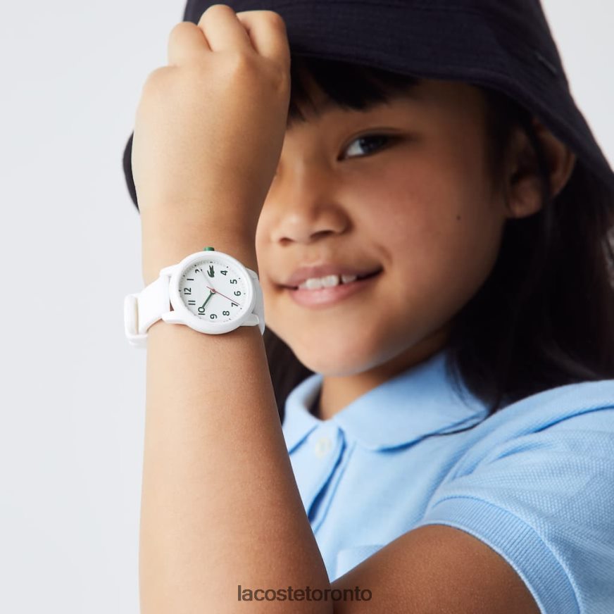 Accessories Lacoste 1212 White Silicone Strap Watch White Kids Z60BPR3299