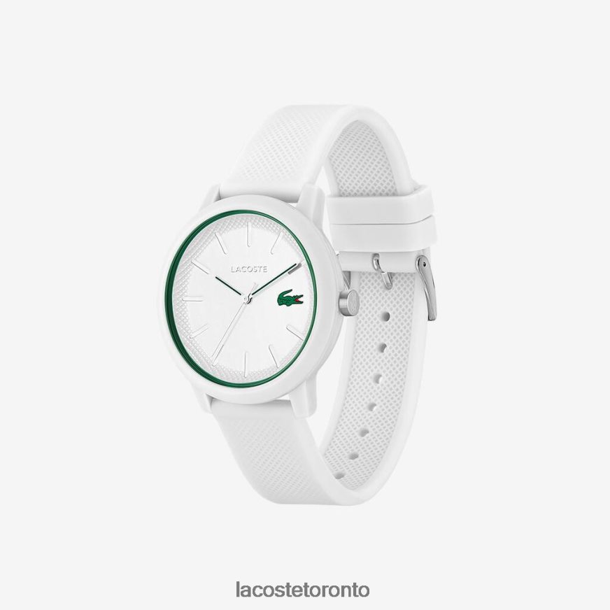 Accessories Lacoste 1212 White Silicone Strap Watch White Men Z60BPR2203