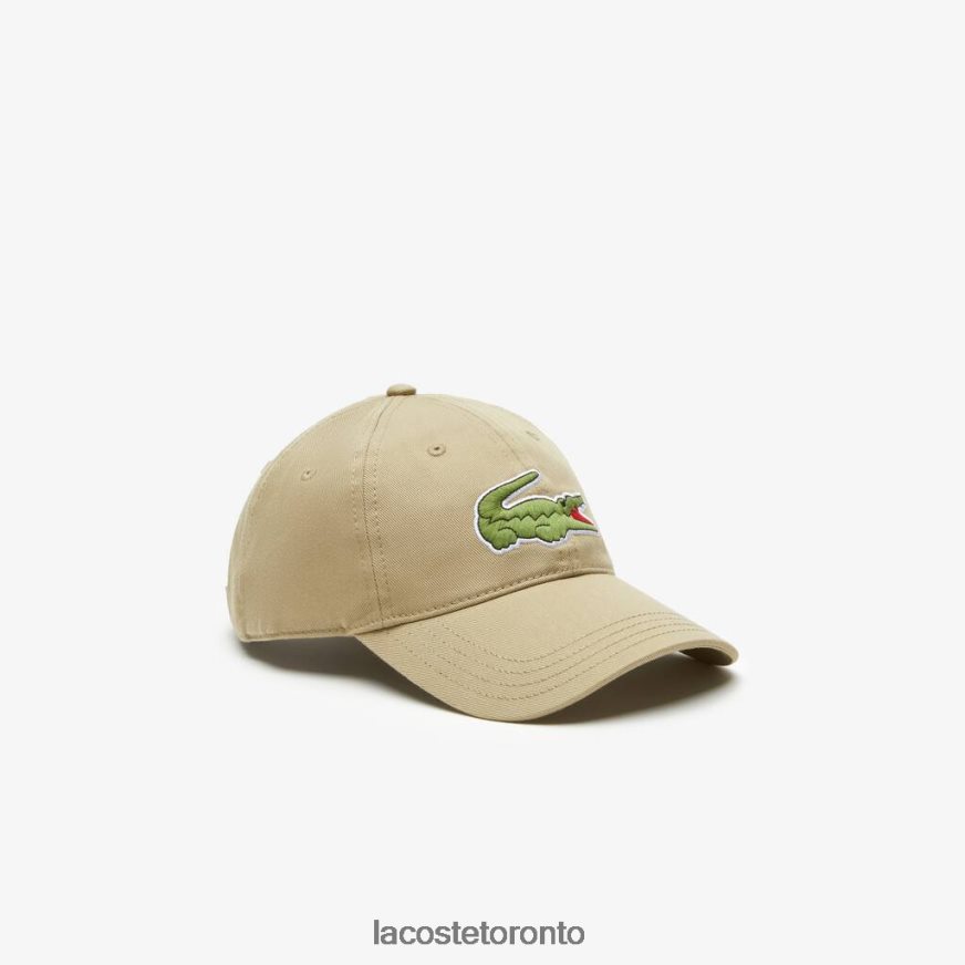 Accessories Lacoste Adjustable Organic Cotton Twill Cap Beige Unisex Z60BPR2138