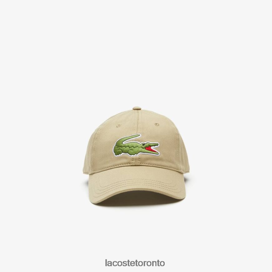 Accessories Lacoste Adjustable Organic Cotton Twill Cap Beige Unisex Z60BPR2138