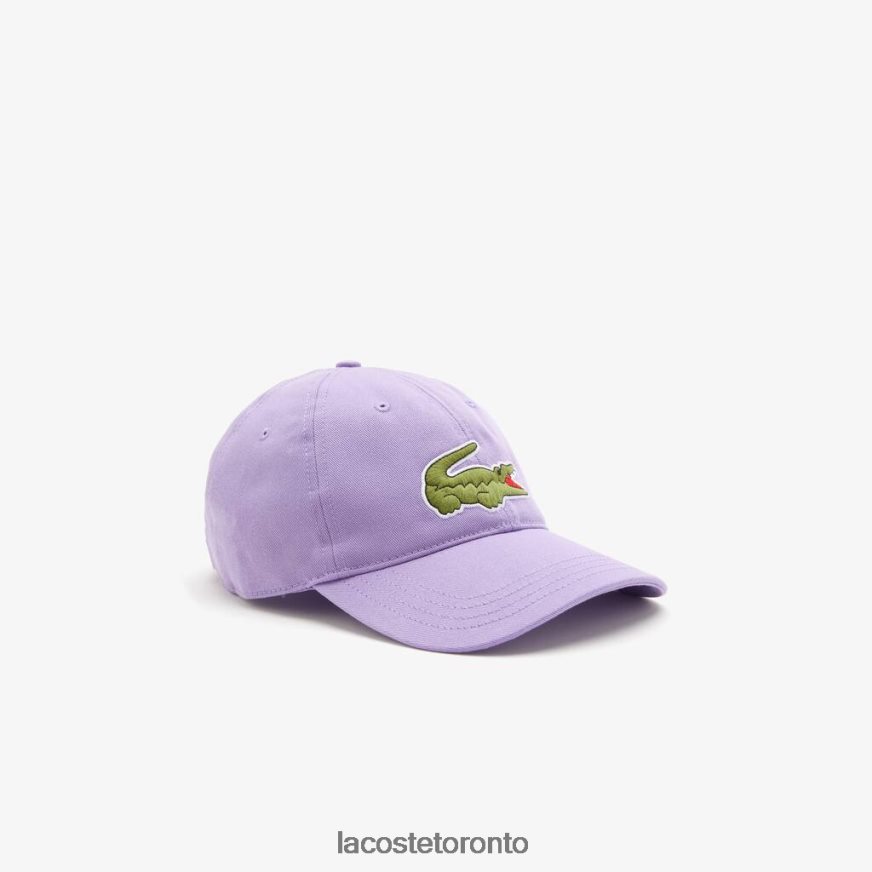 Accessories Lacoste Adjustable Organic Cotton Twill Cap Purple Unisex Z60BPR2255