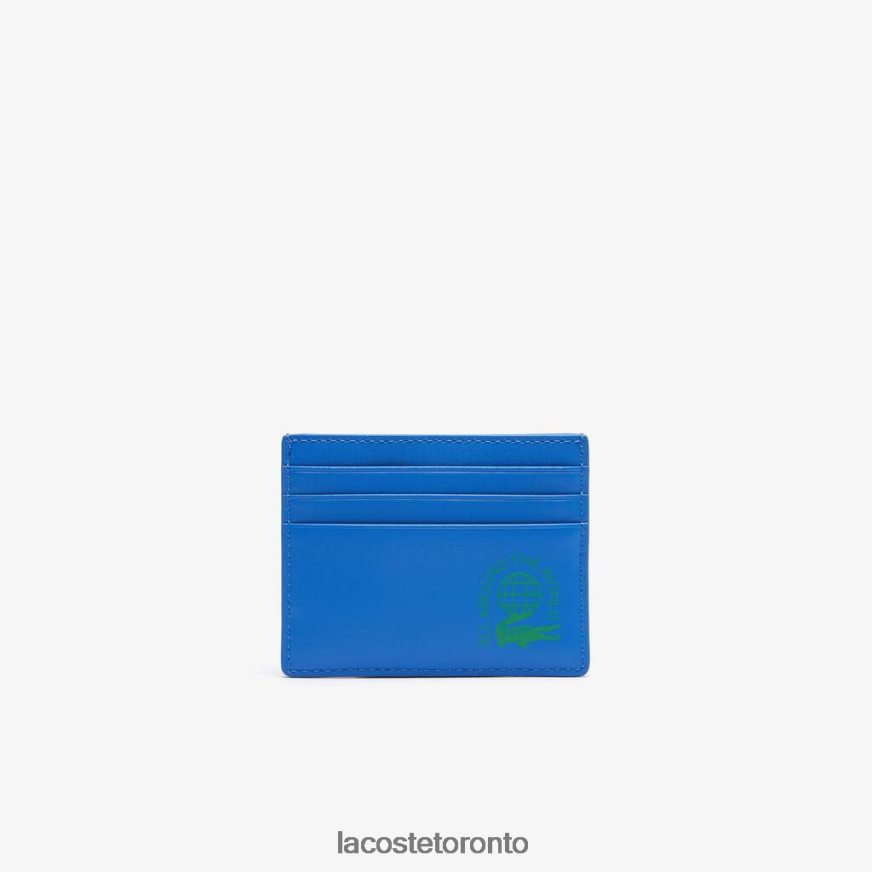 Accessories Lacoste Color-Block Nautical Print Card Holder Marine Samui Unisex Z60BPR2132