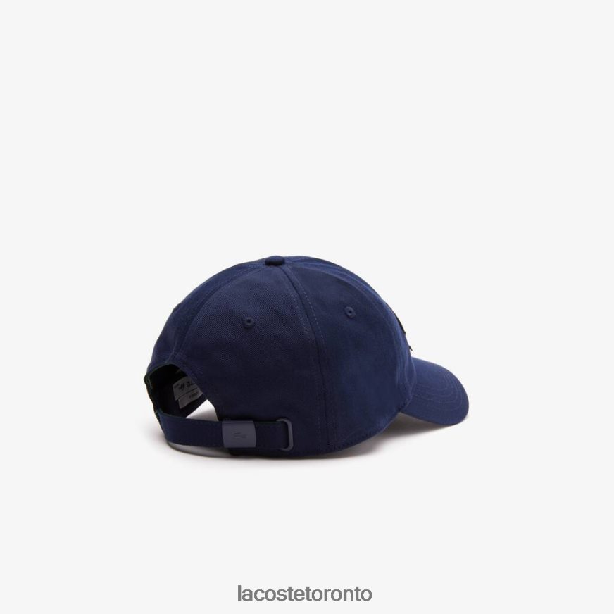 Accessories Lacoste Contrast Badge Cap Navy Blue Unisex Z60BPR2239