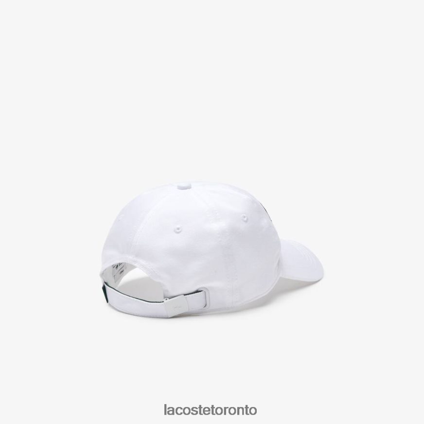 Accessories Lacoste Contrast Badge Cap White Unisex Z60BPR2238