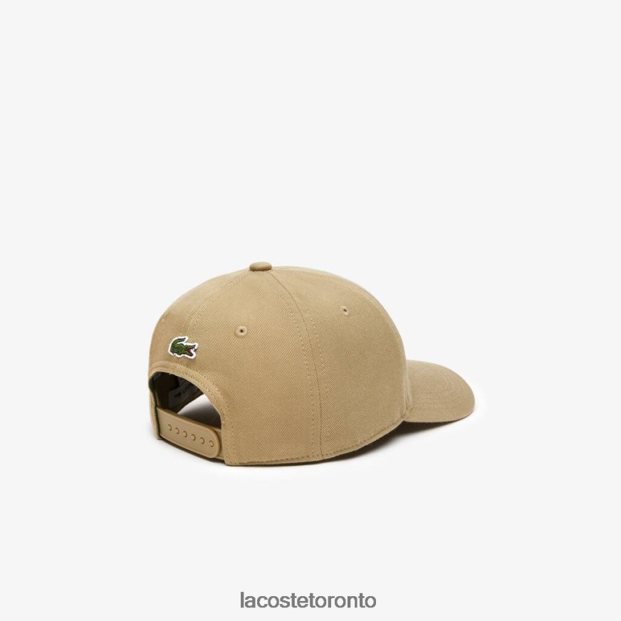 Accessories Lacoste Contrast Eyelets Adjustable Cap Beige Kids Z60BPR2167