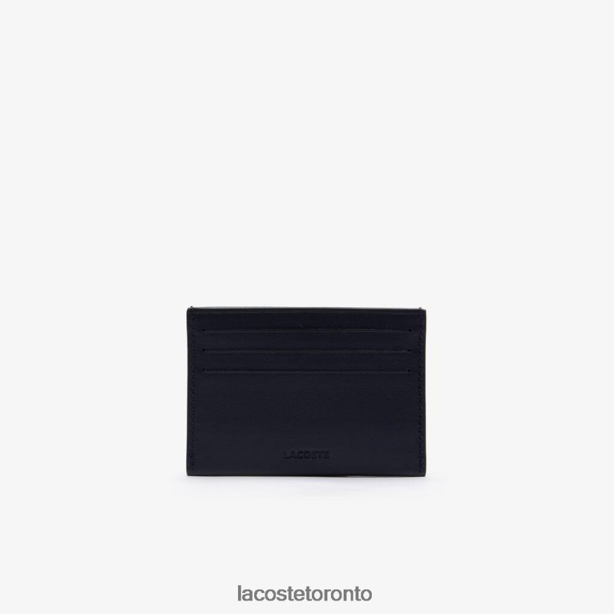 Accessories Lacoste Fitzgerald Leather Card Holder Peacoat Unisex Z60BPR2052