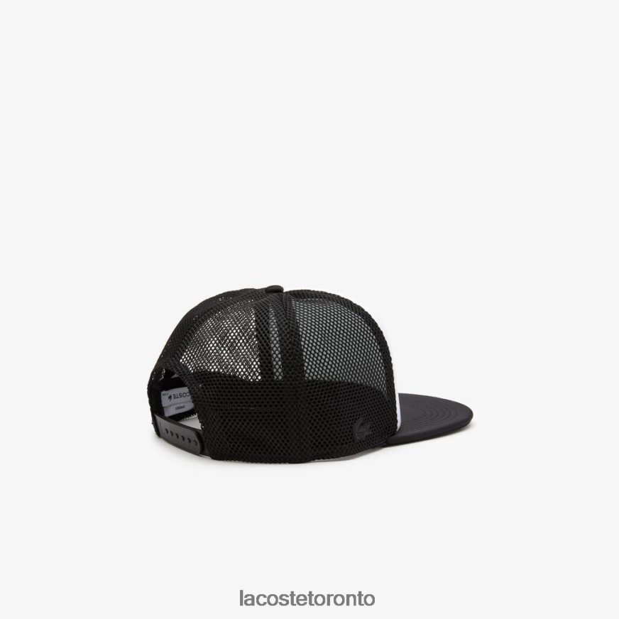 Accessories Lacoste Mesh And Neoprene Cap Black/White Unisex Z60BPR2162