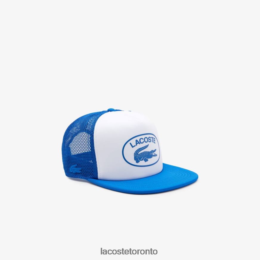 Accessories Lacoste Mesh And Neoprene Cap Blue/White Unisex Z60BPR2163