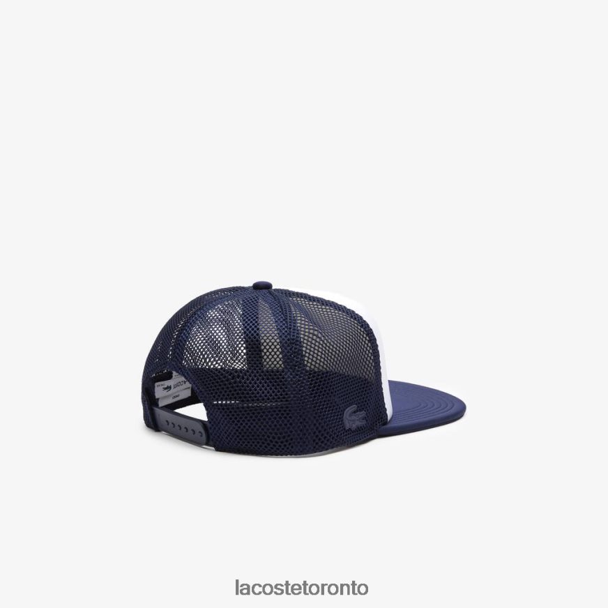 Accessories Lacoste Mesh And Neoprene Cap Navy Blue/White Unisex Z60BPR2164