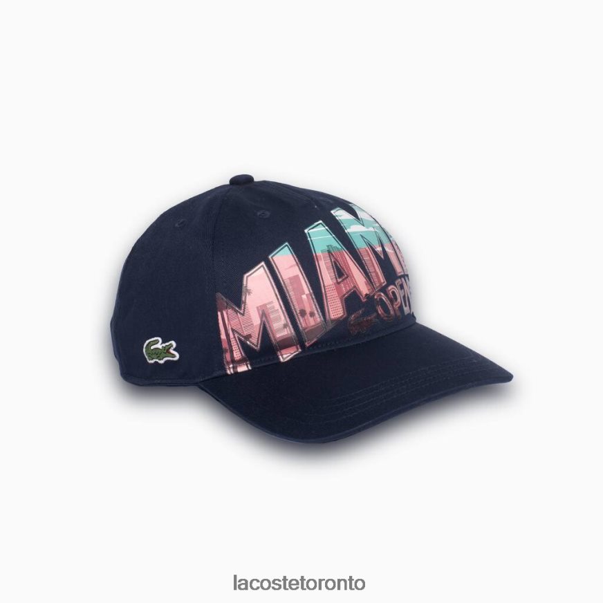 Accessories Lacoste Miami Open Miami Graphic Hat Navy Blue Men Z60BPR2338