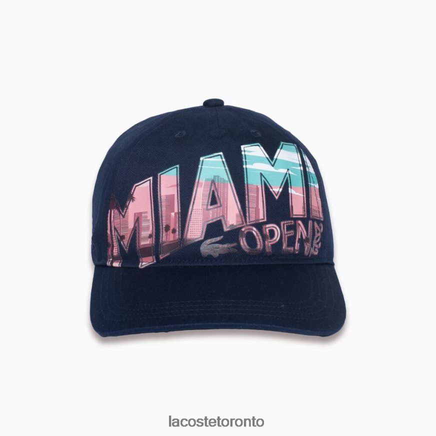 Accessories Lacoste Miami Open Miami Graphic Hat Navy Blue Men Z60BPR2338