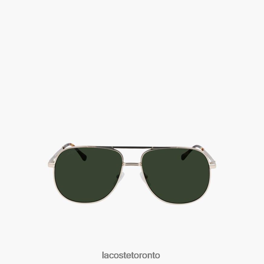 Accessories Lacoste Navigator Metal Signature 101 Sunglasses Gold Men Z60BPR2917