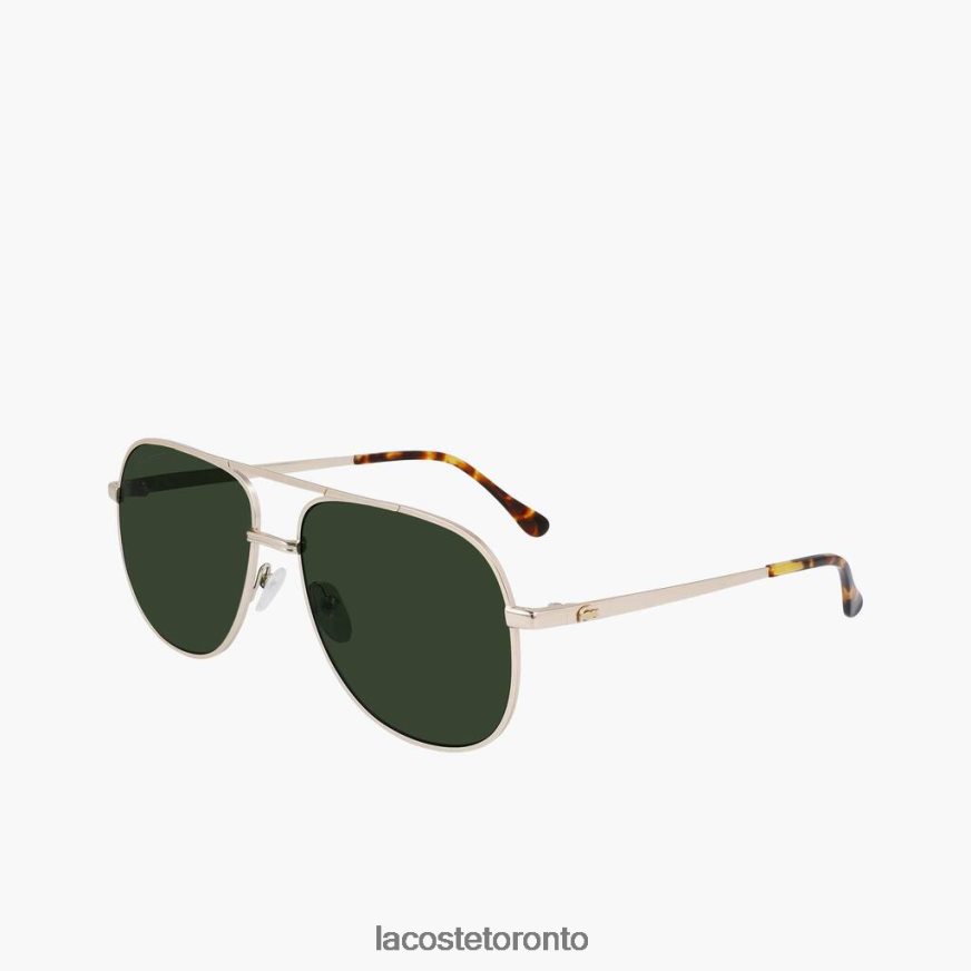 Accessories Lacoste Navigator Metal Signature 101 Sunglasses Gold Men Z60BPR2917