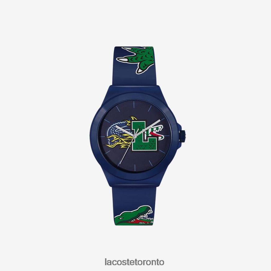 Accessories Lacoste Neocroc Blue Silicone Strap Watch Blue Men Z60BPR2207