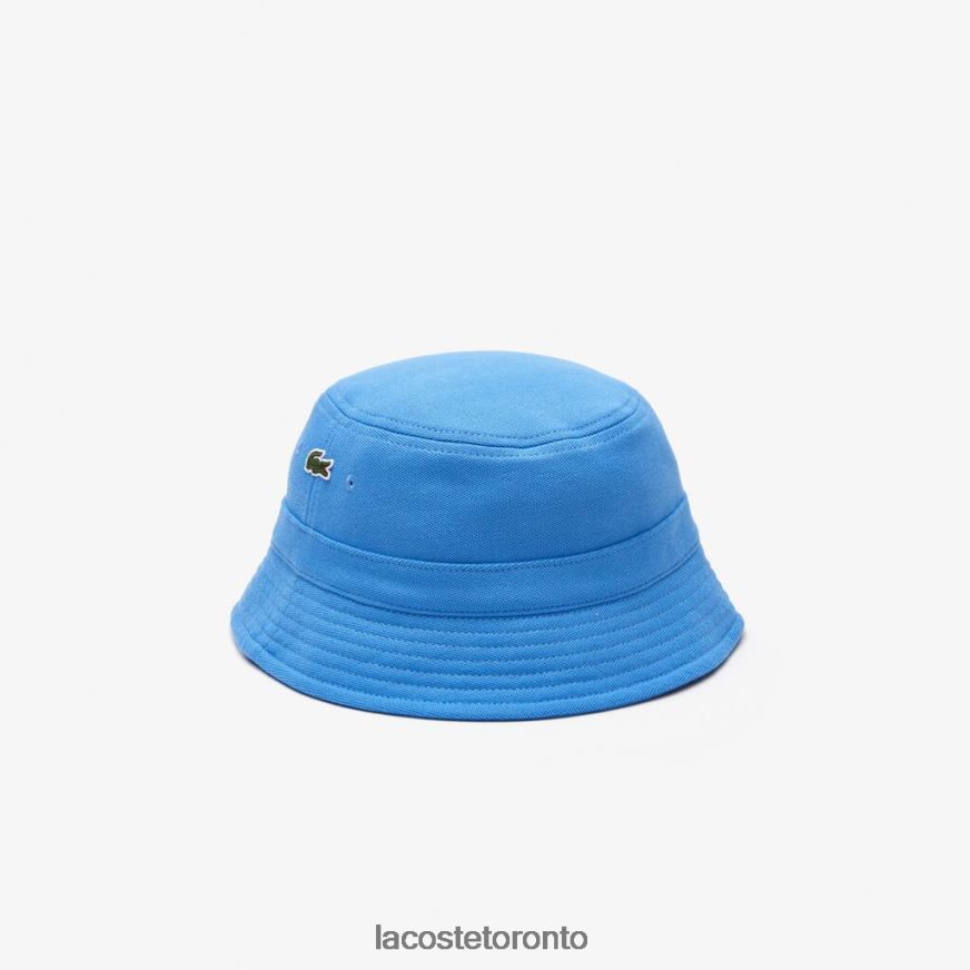 Accessories Lacoste Organic Cotton Bucket Hat Blue Unisex Z60BPR2166