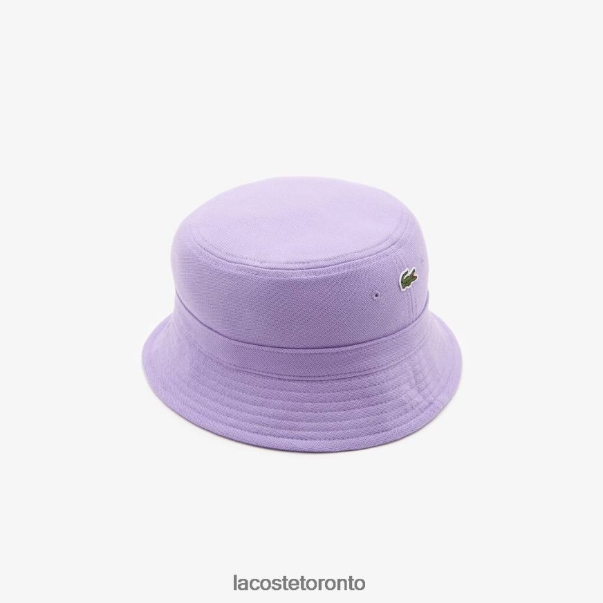 Accessories Lacoste Organic Cotton Bucket Hat Purple Unisex Z60BPR2159