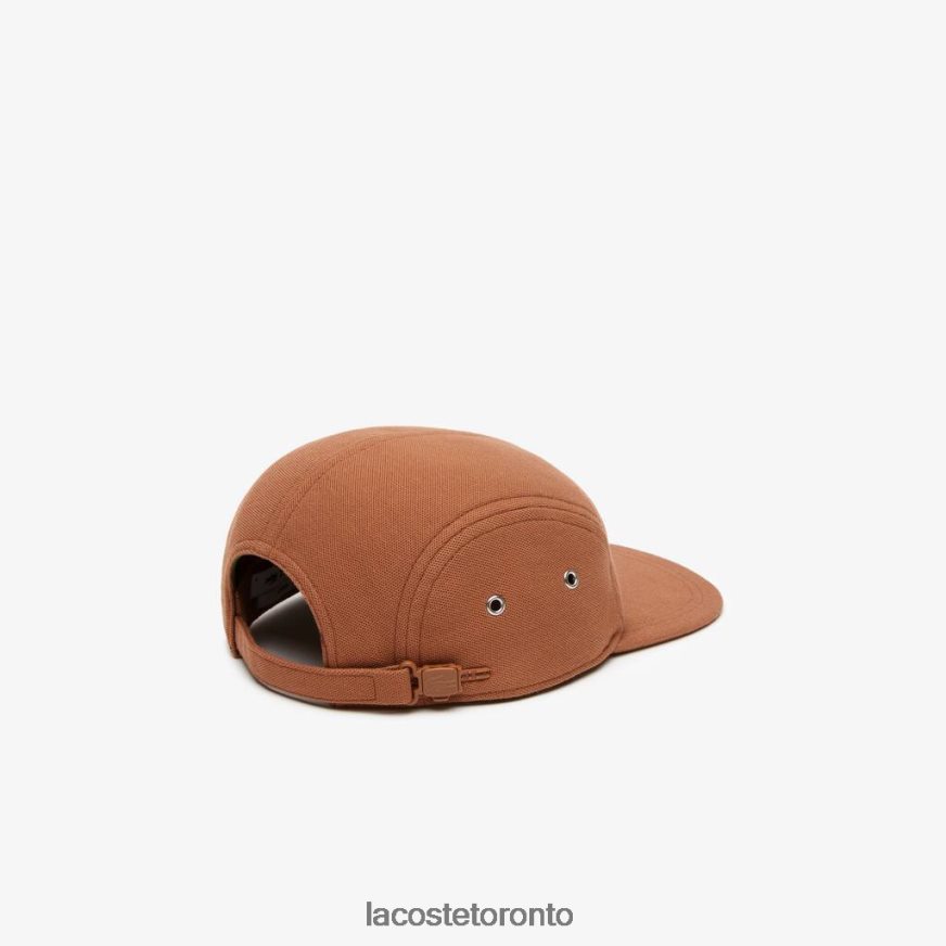 Accessories Lacoste Organic Cotton Girolle Cap Light Brown Unisex Z60BPR2152