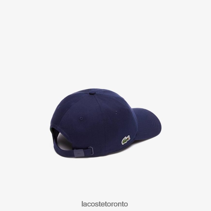 Accessories Lacoste Organic Cotton Twill Cap Navy Blue Unisex Z60BPR2182