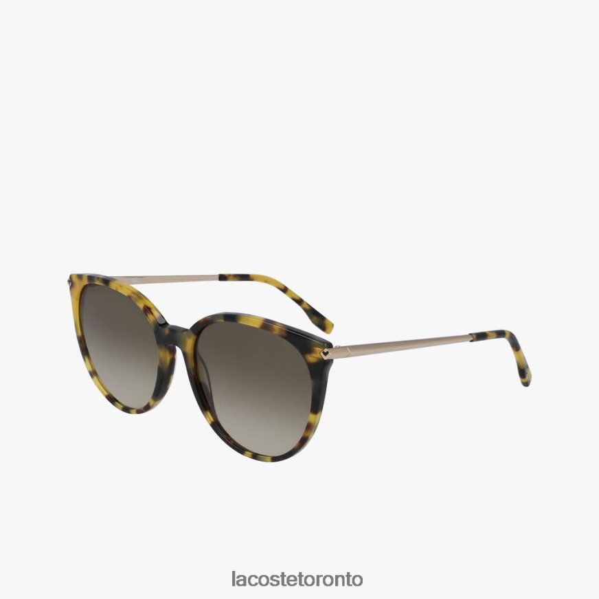 Accessories Lacoste Oval Acetate La Piquee Sunglasses Havana Brn Men Z60BPR2201