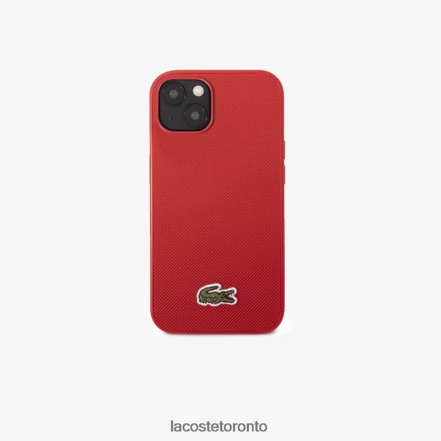 Accessories Lacoste Petit Pique Effect iPhone 14 Plus Case Navy Blue/Brown Men Z60BPR2225