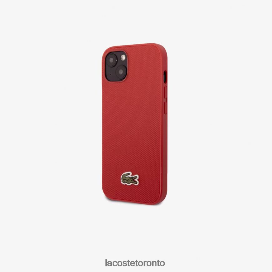 Accessories Lacoste Petit Pique Effect iPhone 14 Plus Case Navy Blue/Brown Men Z60BPR2225