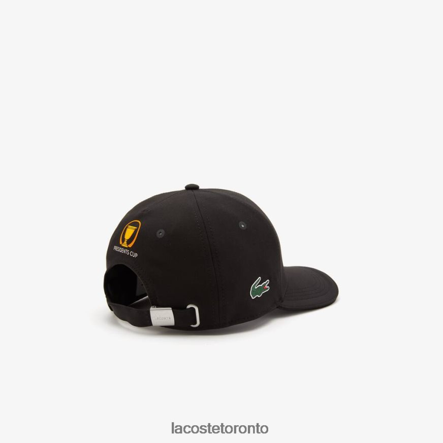 Accessories Lacoste Presidents Cup SPORT Stretch Taffeta Cap Black Men Z60BPR2334