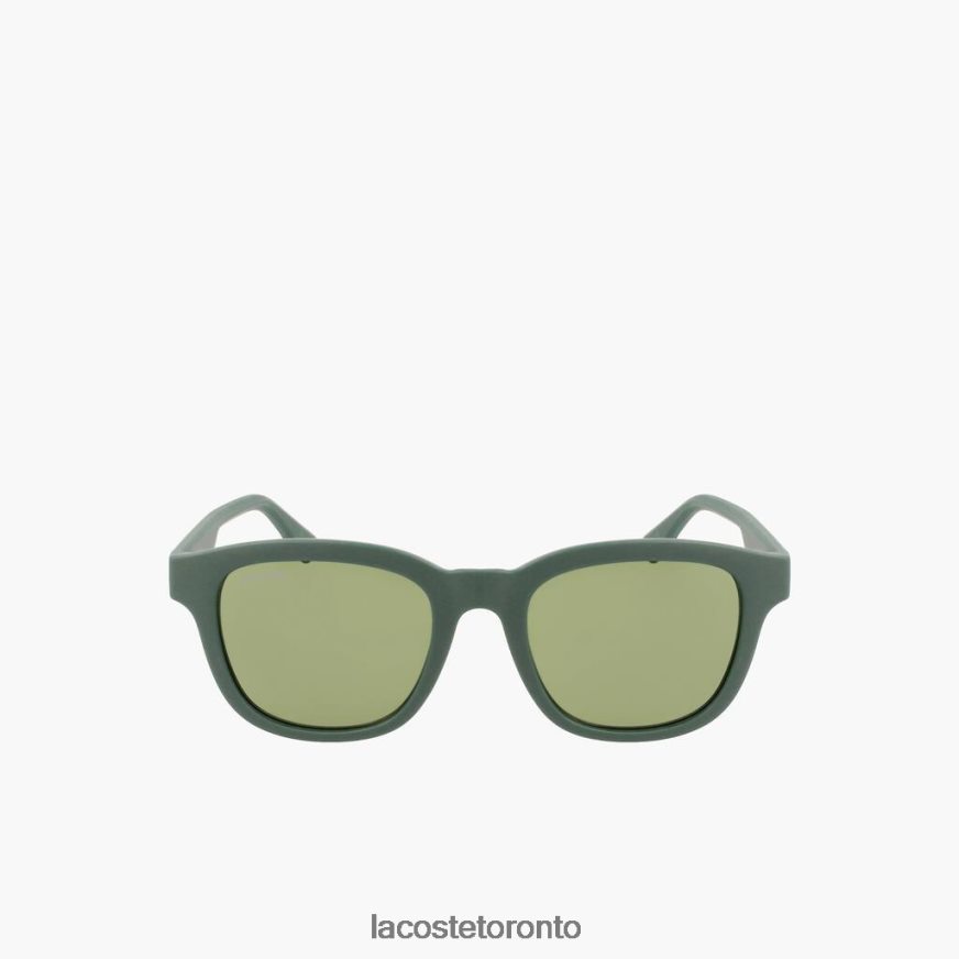 Accessories Lacoste Rectangle Active Line Sunglasses Matte Green Unisex Z60BPR2306