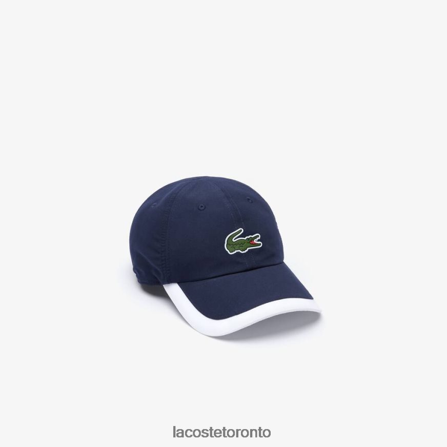 Accessories Lacoste SPORT Contrast Border Lightweight Cap Navy Blue/White Unisex Z60BPR1932