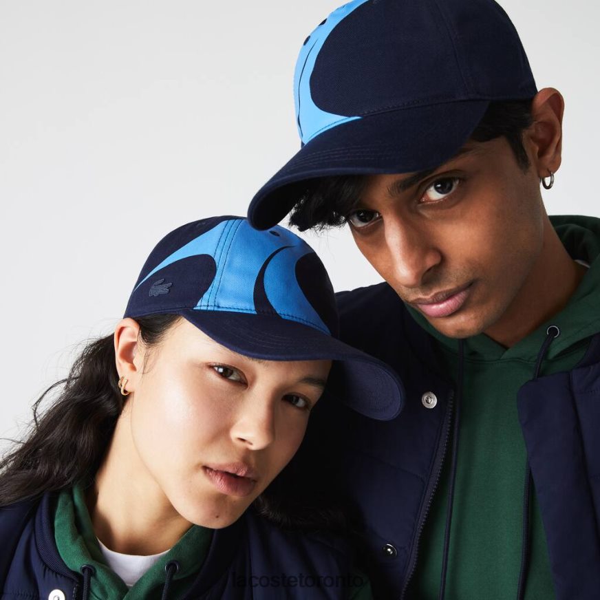 Accessories Lacoste SPORT x Theo Curin Organic Cotton Cap Navy Blue/Blue Unisex Z60BPR2326