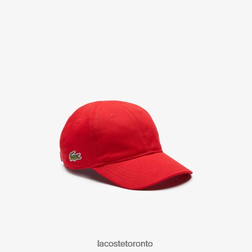 Accessories Lacoste Solid Gabardine Cap Red Kids Z60BPR2279