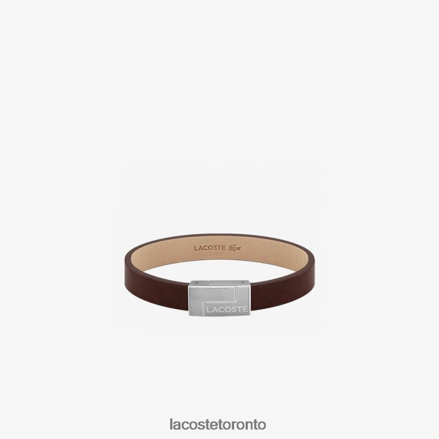 Accessories Lacoste Traveler Bracelet Brown Men Z60BPR2208