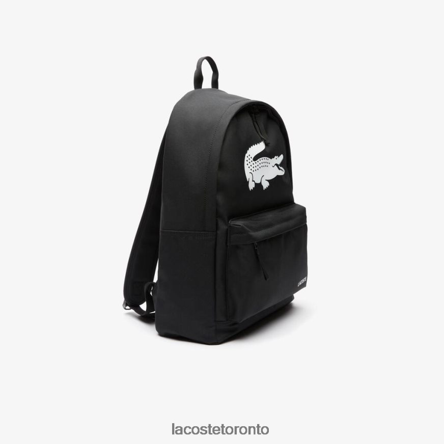 Bags  Leather Goods Lacoste Backpack with Laptop Pocket Black Men Z60BPR2135