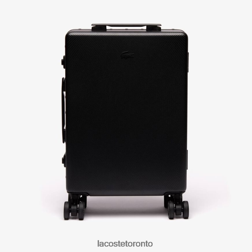 Bags  Leather Goods Lacoste Chantaco Polycarbonate Cabin Suitcase Black Men Z60BPR2046