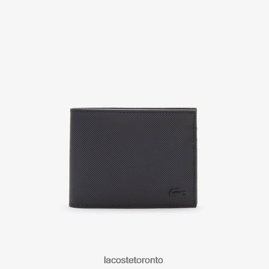 Bags  Leather Goods Lacoste Classic Petit Pique Six Card Wallet Black Men Z60BPR2020