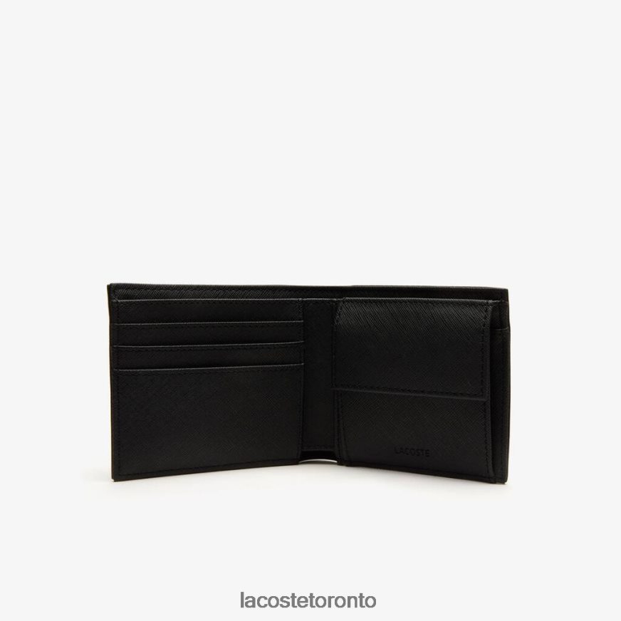 Bags  Leather Goods Lacoste Classic Petit Pique Three Card Wallet Black Men Z60BPR2060