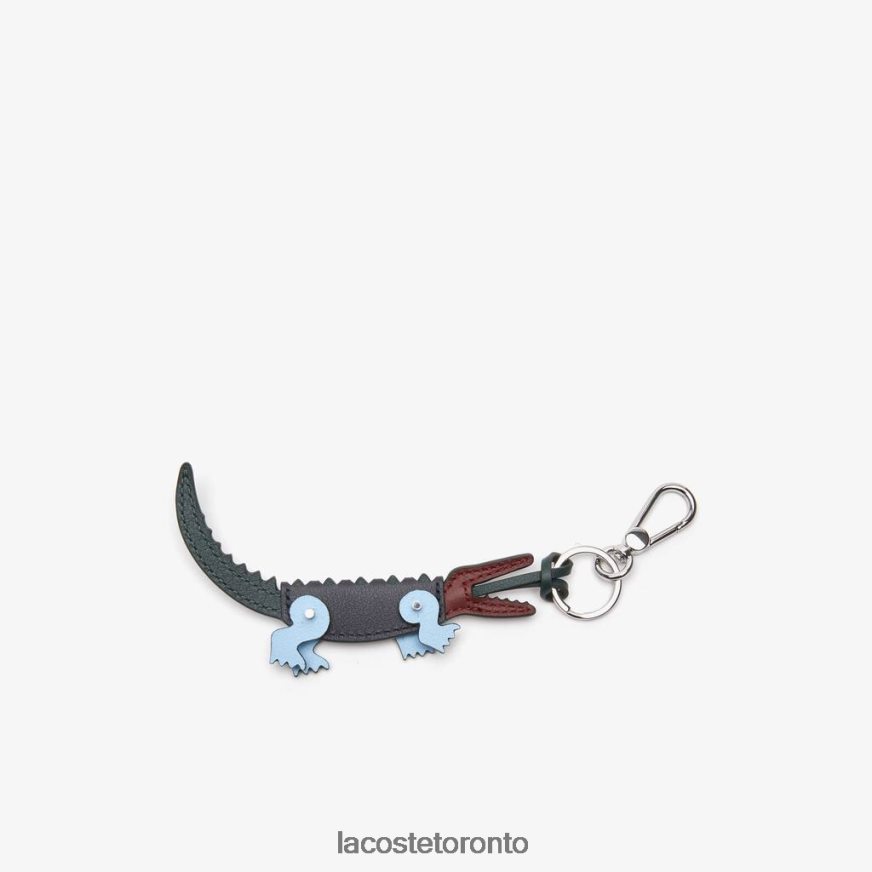 Bags  Leather Goods Lacoste Color-Block Crocodile Key Ring Multicolor Men Z60BPR2123