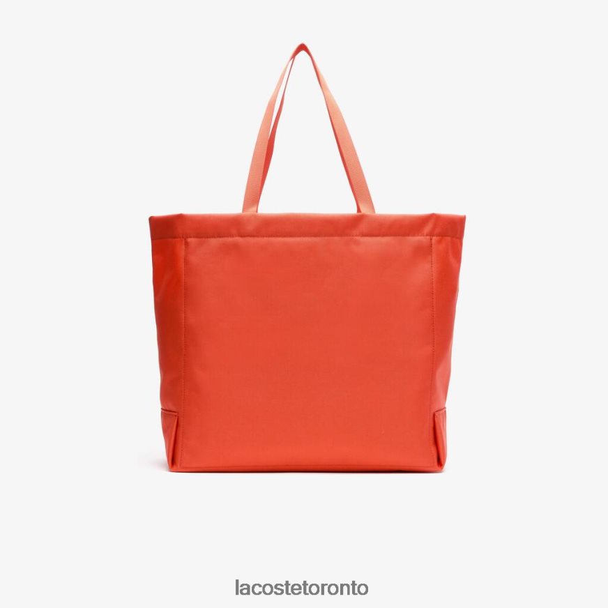 Bags  Leather Goods Lacoste Contrast Branding Oversized Tote Bag Pasteque Unisex Z60BPR1948