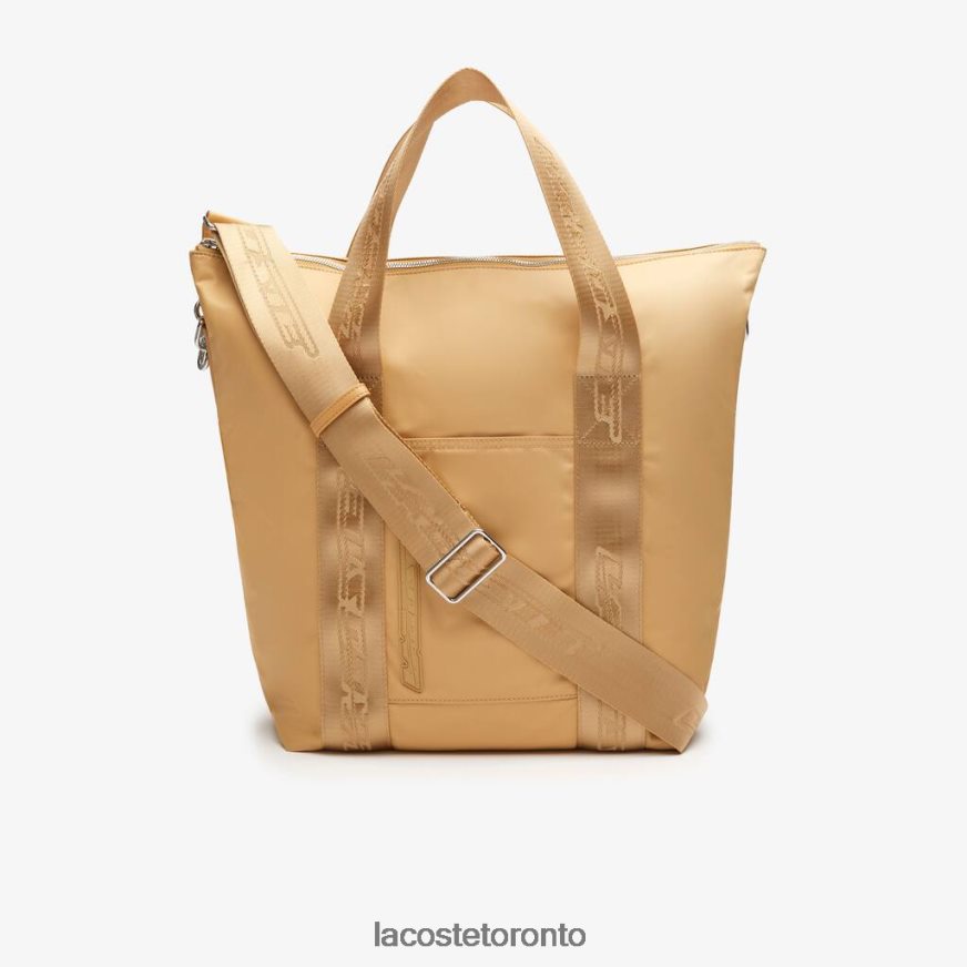 Bags  Leather Goods Lacoste Contrast Branding Tote Bag Lark Pastille Women Z60BPR2762