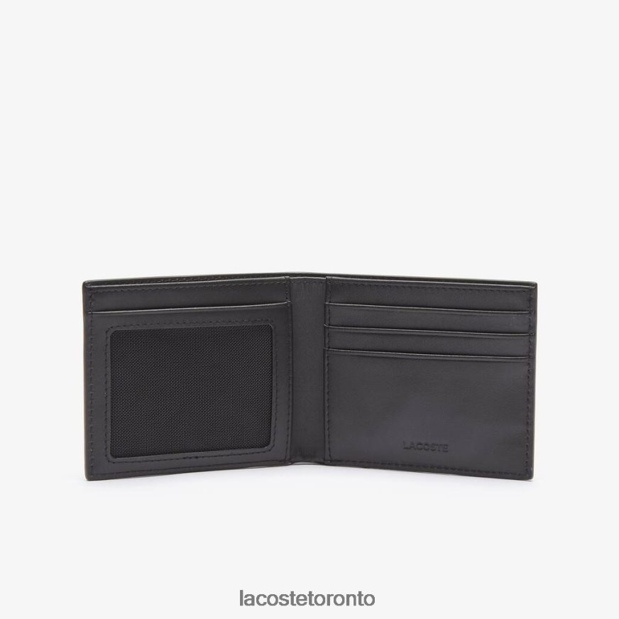 Bags  Leather Goods Lacoste Fitzgerald Leather Billfold Black Men Z60BPR2029