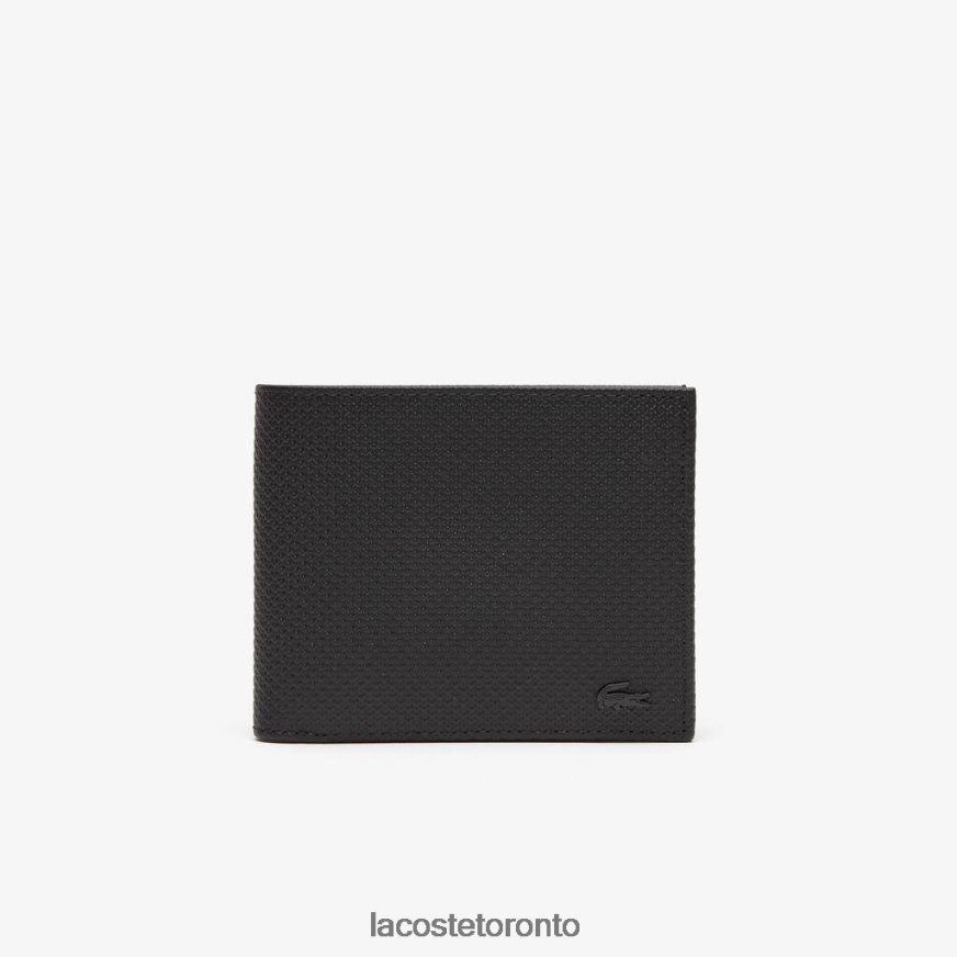 Bags  Leather Goods Lacoste Foldable Calfskin Wallet Black Men Z60BPR2125