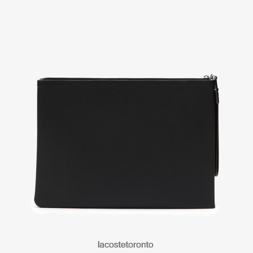 Bags  Leather Goods Lacoste L1212 Clutch Purse Black Women Z60BPR2793