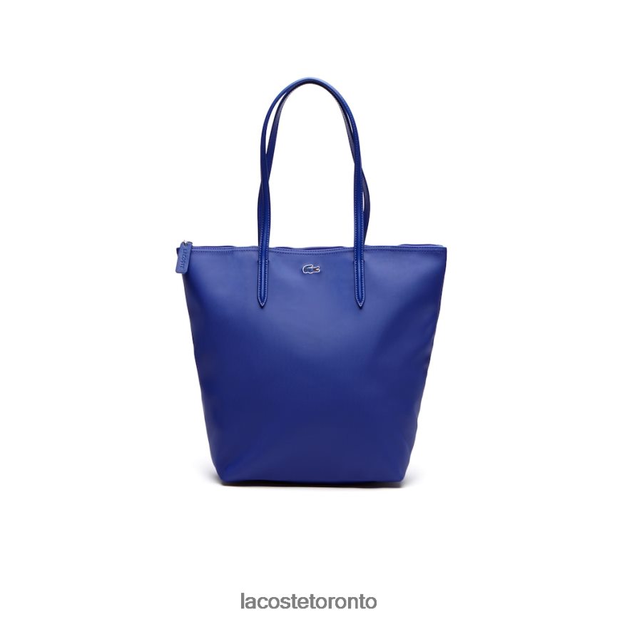 Bags  Leather Goods Lacoste L1212 Concept Vertical Zip Tote Bag Blue Women Z60BPR2835