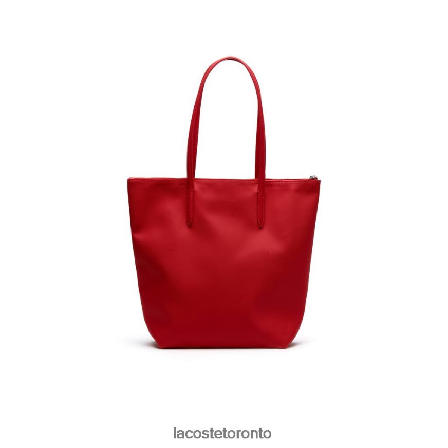 Bags  Leather Goods Lacoste L1212 Concept Vertical Zip Tote Bag Virtual Pink Women Z60BPR2836