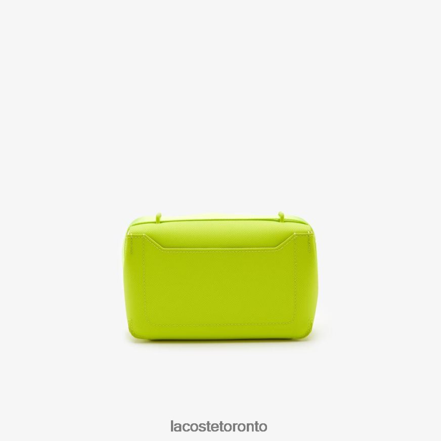 Bags  Leather Goods Lacoste L1212 Metal Clasp Crossover Bag Lime Women Z60BPR2851