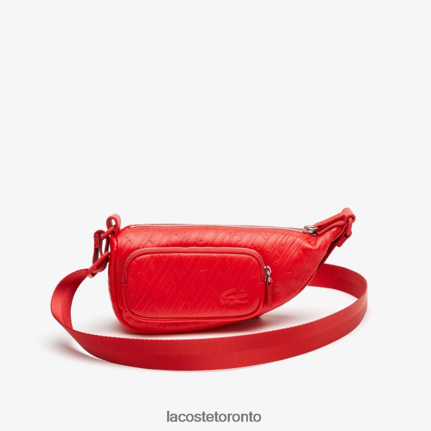 Bags  Leather Goods Lacoste Logo Print Shoulder Bag - Small Corrida Unisex Z60BPR1965