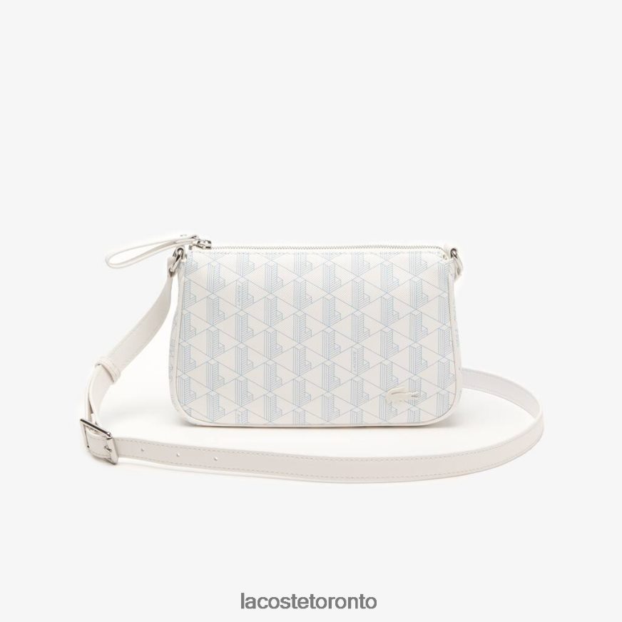 Bags  Leather Goods Lacoste Monogram Print Crossbody Bag Mono Farine Panorama Women Z60BPR2800