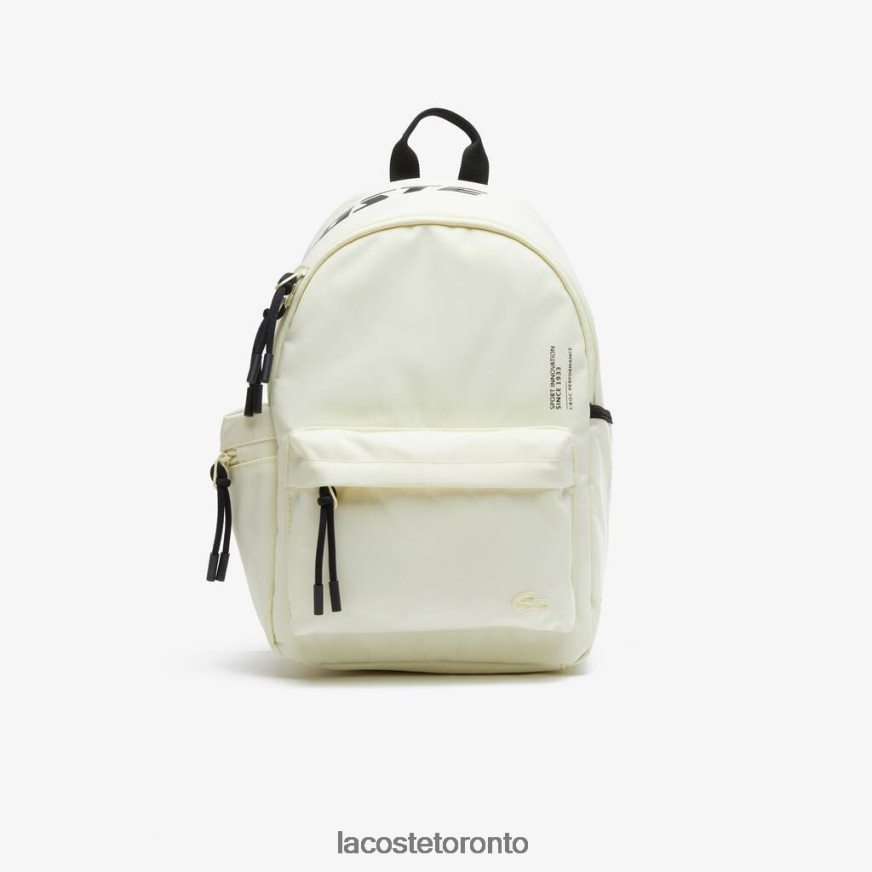 Bags  Leather Goods Lacoste Neocroc Branding And Coordinate Backpack Pollen Noir Unisex Z60BPR2102