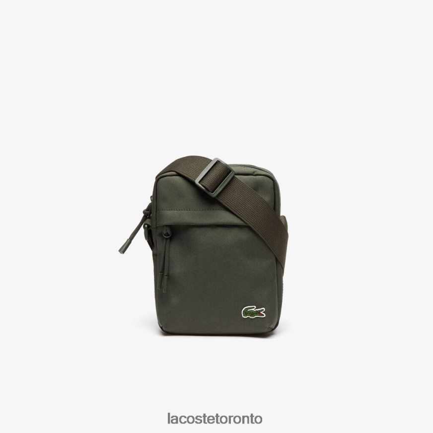 Bags  Leather Goods Lacoste Neocroc Canvas Vertical All-Purpose Bag Green Unisex Z60BPR2120